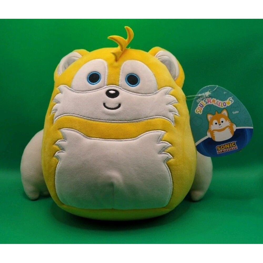 Squishmallows Sonic The Hedgehog Tails Plush Toy Stuffed Animal w/ Tag